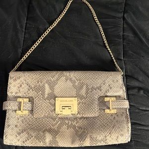 Michael kors snake skin purse
